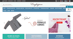 Desktop Screenshot of englegarn.dk